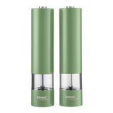 Cooks Professional Electric Salt and Pepper Mill Set | Green