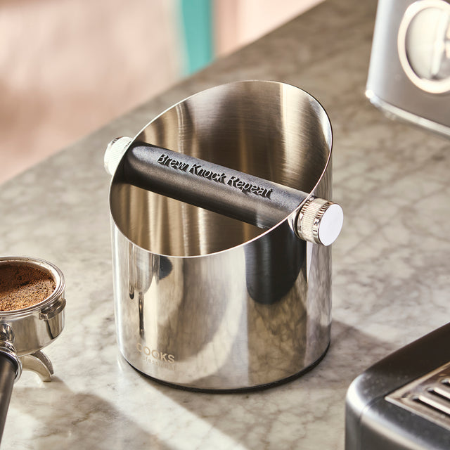 Cooks Professional Stainless Steel Espresso Knock Box