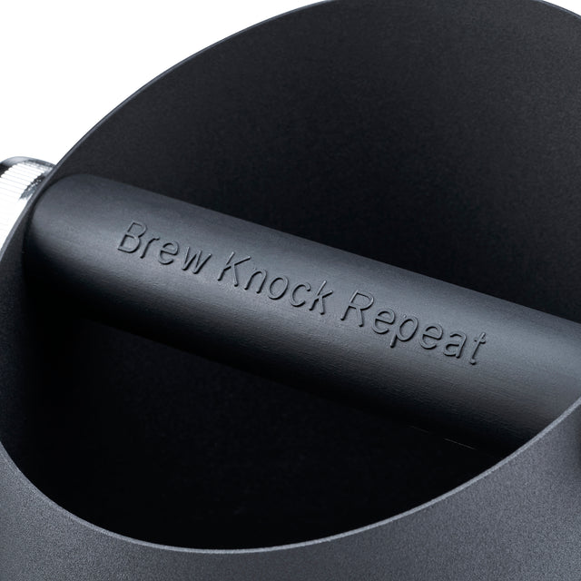 Cooks Professional Steel Espresso Knock Box | Black