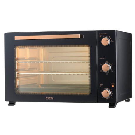 Cooks Professional 60L Mini Oven | Black / Copper