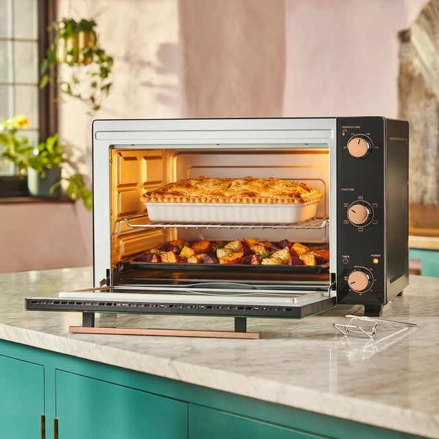 Cooks Professional 60L Mini Oven | Black / Copper