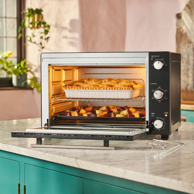 Cooks Professional 60L Mini Oven | Black / Silver