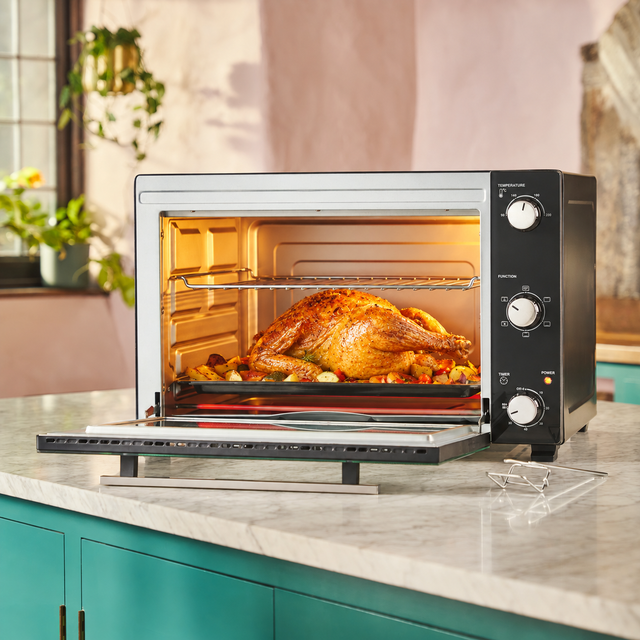 Cooks Professional 60L Mini Oven | Black / Silver