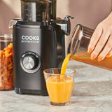 Cooks Professional Cold Press Juicer | 200W / 1L