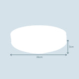 Cooks Professional Set of 4 Nordic Stoneware Dinner Plates | White