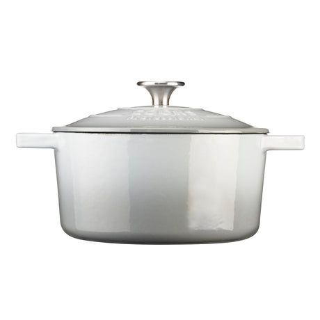 Cooks Professional 20cm Cast Iron Casserole | Graduated Grey