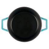 Cooks Professional Cast Iron Casserole 20cm | 2.8L Capacity | Enamelled Inside and Out | Graduated Green