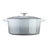 Cooks Professional Cast Iron Casserole 26cm | 5.8L Capacity | Enamelled Inside and Out | Graduated Grey