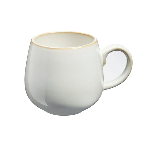 Cooks Professional Set of 4 Nordic Stoneware Mugs | 350ml | White
