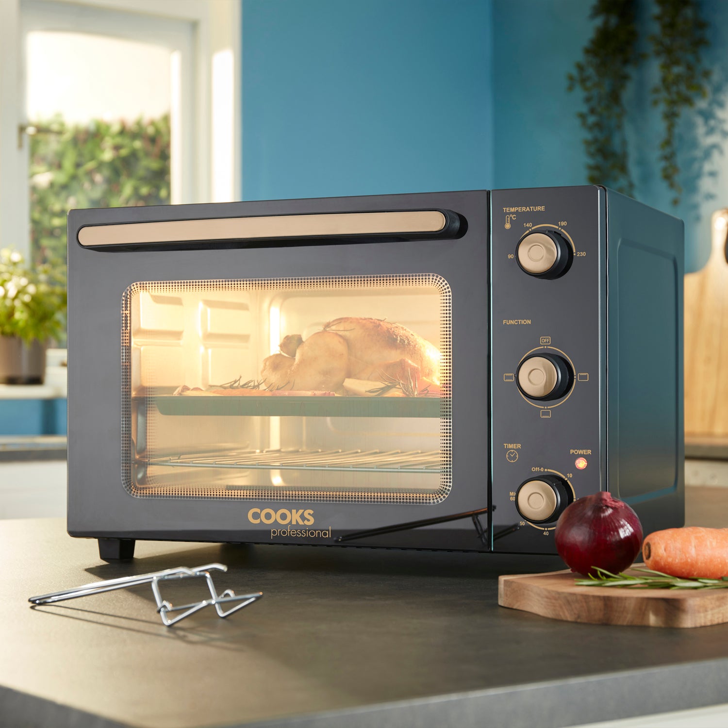Cooks Professional 34L Mini Oven Black Copper – CooksProfessional