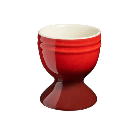 Cooks Professional 4 Piece Egg Cup Set | Made From Durable Stoneware | Red