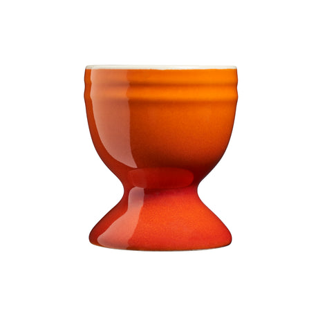 Cooks Professional 4 Piece Egg Cup Set | Made From Durable Stoneware | Orange
