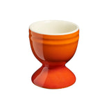Cooks Professional 4 Piece Egg Cup Set | Made From Durable Stoneware | Orange