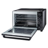 Cooks Professional 48L Mini Oven with 2 Ceramic Hobs | Black
