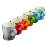 Cooks Professional 6 Piece Mug Set | 350ml | Multi-Colour