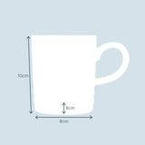 Cooks Professional 4 Piece Mug Set | 350ml | Grey
