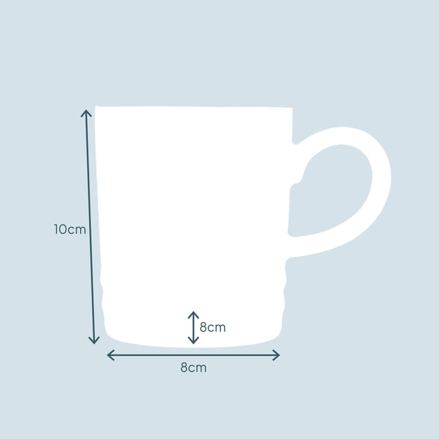 Cooks Professional 4 Piece Mug Set | 350ml | Grey