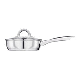 Cooks Professional Stainless Steel Egg Poacher Pan and Silicon Spatula I 4 Nonstick Egg Poacher Cups I Glass Lid