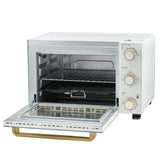 Cooks Professional Mini Oven | 28 Litre | 3 Cooking Functions | Powerful 1500W | Nordic White