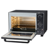 Cooks Professional Mini Oven | 28 Litre | 3 Cooking Functions | Powerful 1500W | Black Contemporary