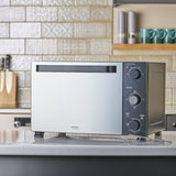 Cooks Professional Mini Oven | 28 Litre | 3 Cooking Functions | Powerful 1500W | Black Contemporary