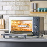 Cooks Professional Mini Oven | 28 Litre | 3 Cooking Functions | Powerful 1500W | Black Contemporary