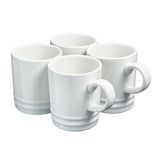 Cooks Professional 4 Piece Mug Set | 350ml | White