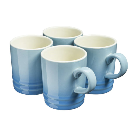 Cooks Professional 4 Piece Mug Set | 350ml | Blue