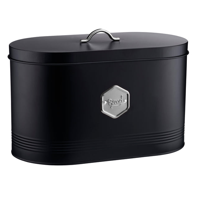 Cooks Professional Bread Bin | Black/Silver