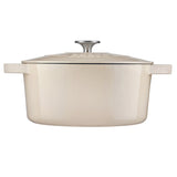 Cooks Professional 26cm Cast Iron Casserole | Off White
