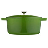 Cooks Professional 26cm Cast Iron Casserole | Graduated Green