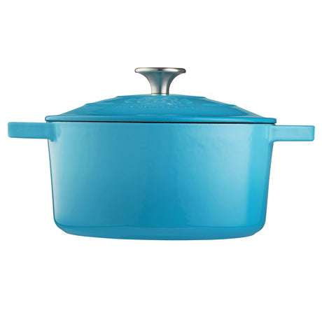 Cooks Professional 20cm Cast Iron Casserole | Graduated Blue