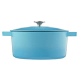 Cooks Professional 26cm Cast Iron Casserole | Graduated Blue