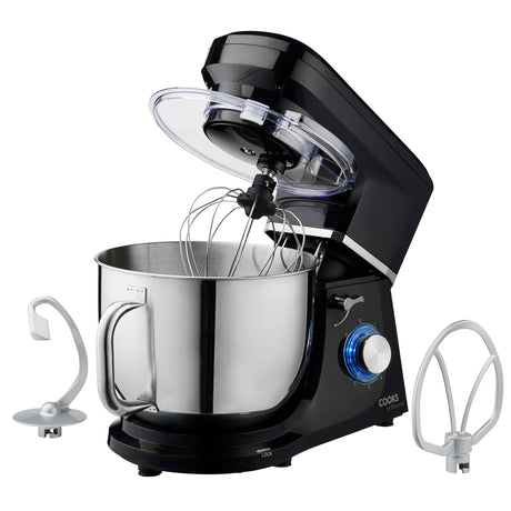 Cooks Professional 7L Stand Mixer | Black / Silver