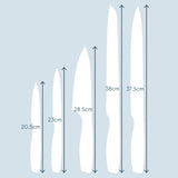 Cooks Professional ULTIMATE 5 Piece Knife Set with Magnetic Bamboo Knife Block
