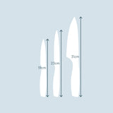 Cooks Professional PRECISION 3 Piece Knife Set with Magnetic Bamboo Knife Block