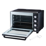 Cooks Professional 34L Mini Oven with 2 Ceramic Hobs | Black / Silver