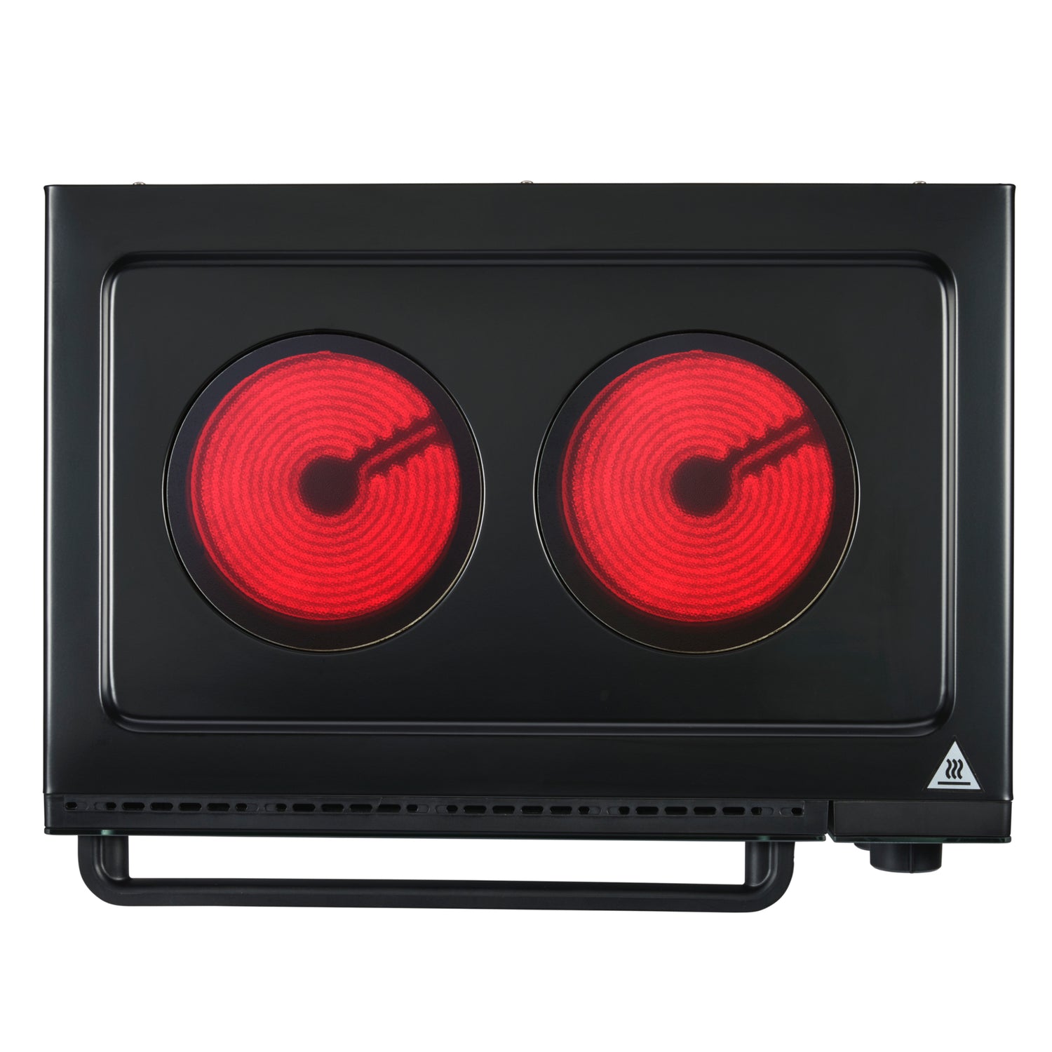 Cooks Professional 34L Mini Oven with 2 Ceramic Hobs | Black / Copper