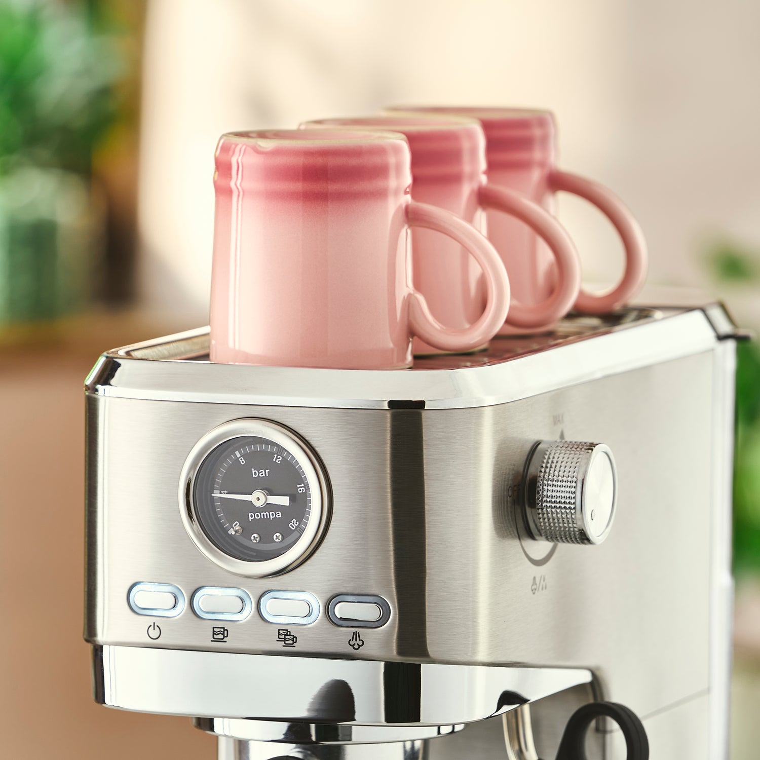 Cooks Professional 20 Bar Espresso Machine | Silver