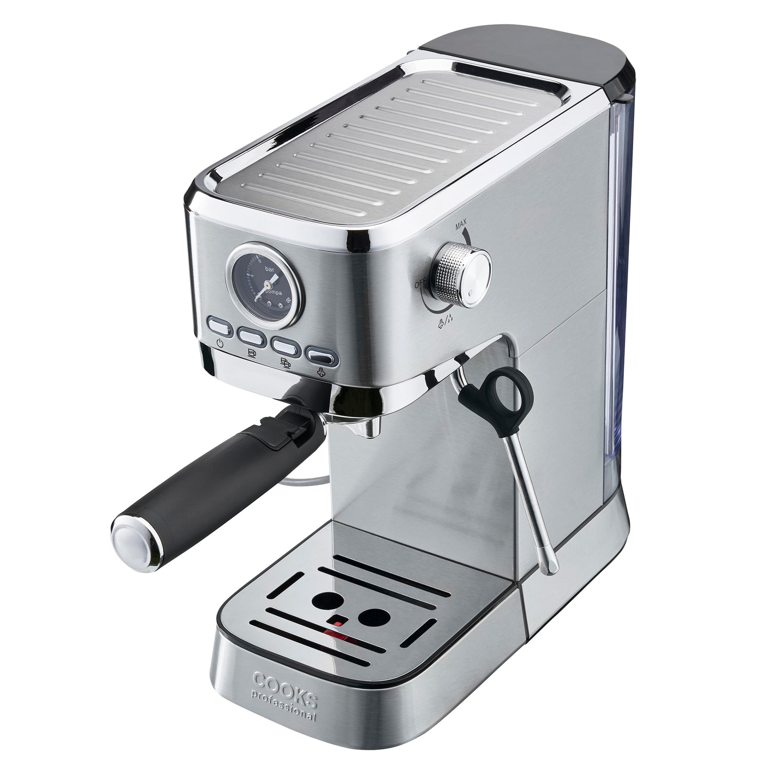 Cooks Professional 20 Bar Espresso Machine | Silver
