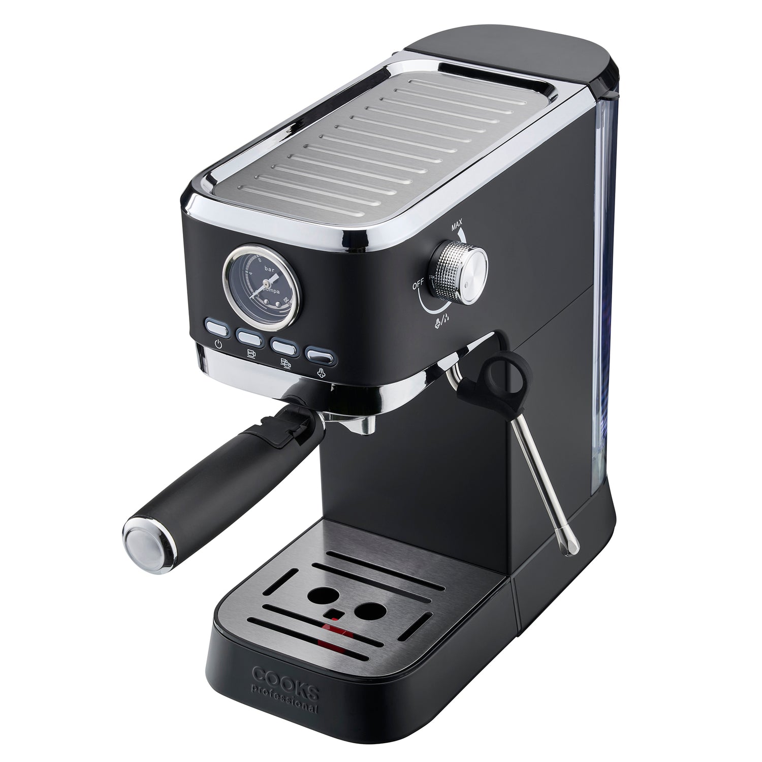 Cooks Professional 20 Bar Espresso Machine | Black