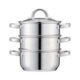 Cooks Professional 3 Tier Stainless Steel Steamer | 16cm