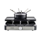 Cooks Professional Electric 2-in-1 Raclette Grill and Fondue | 8 Person