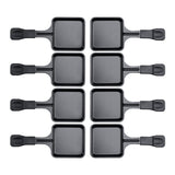 Cooks Professional 8 x Grill Pans for 8 Person 2-in-1 Raclette Grill and Fondue