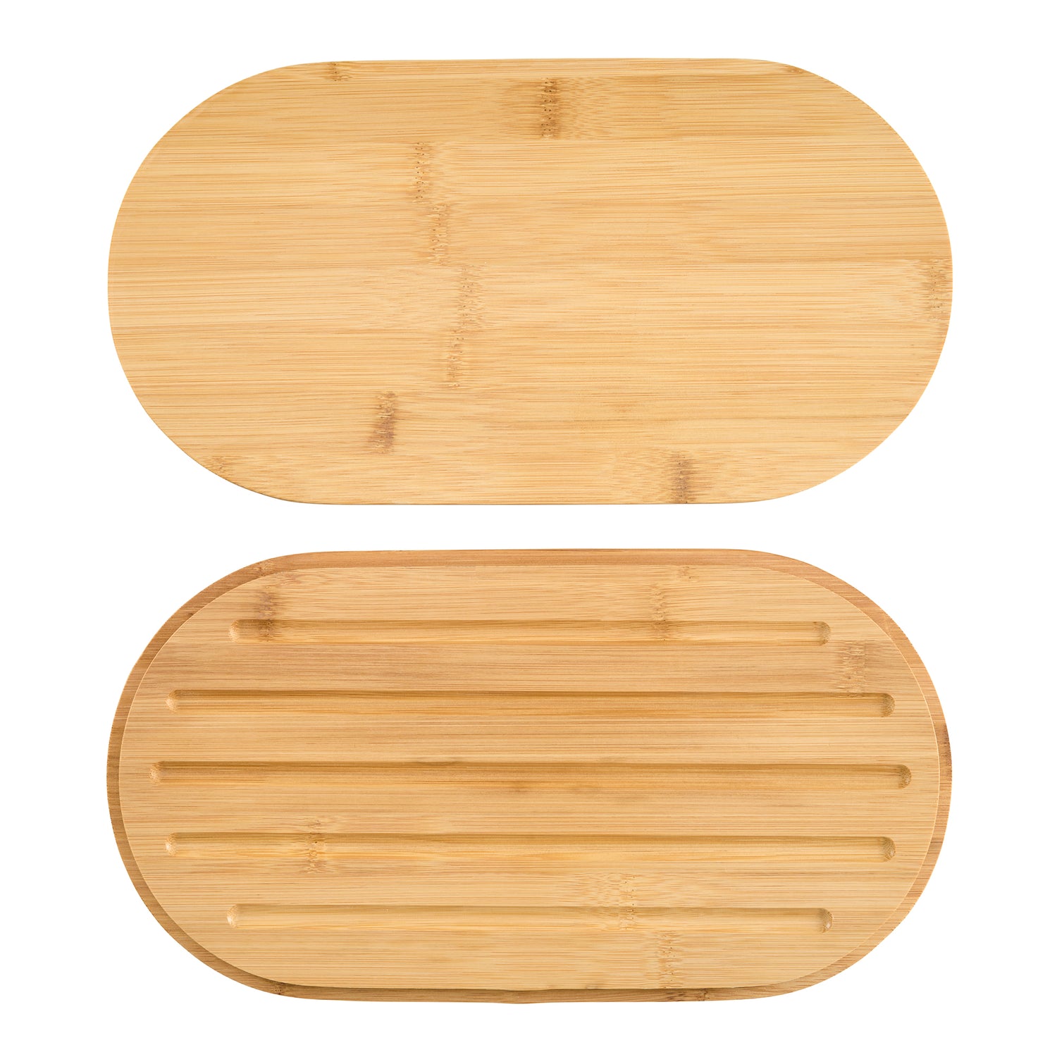 Cooks Professional Bread Bin, Linen Bag and Bamboo Board Set | Grey / Gold