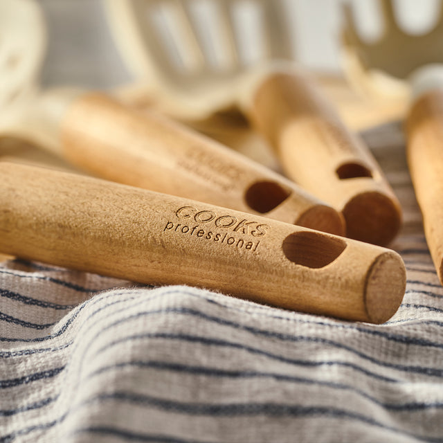 Cooks Professional 5 Piece Silicone Utensil Set | White