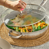 Cooks Professional 30cm Stainless Steel Long Handled Sauté Pan