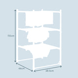 Zennox 3 Tier Heated Clothes Airer with Cover