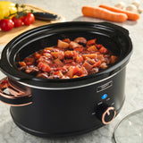 Cooks Professional 3.5L Slow Cooker | Black / Rose Gold