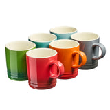 Cooks Professional 6 Piece Mug Set | 240ml | Multi-Colour
